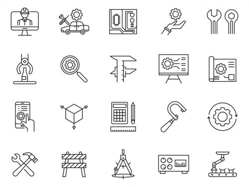 Engineering Vector Icons
