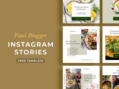Food Instagram Stories Template