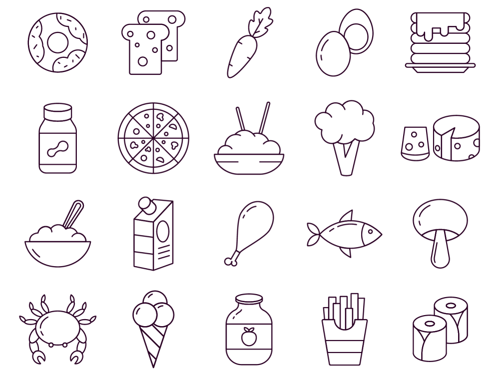 Food Vector Free Icon Set 2