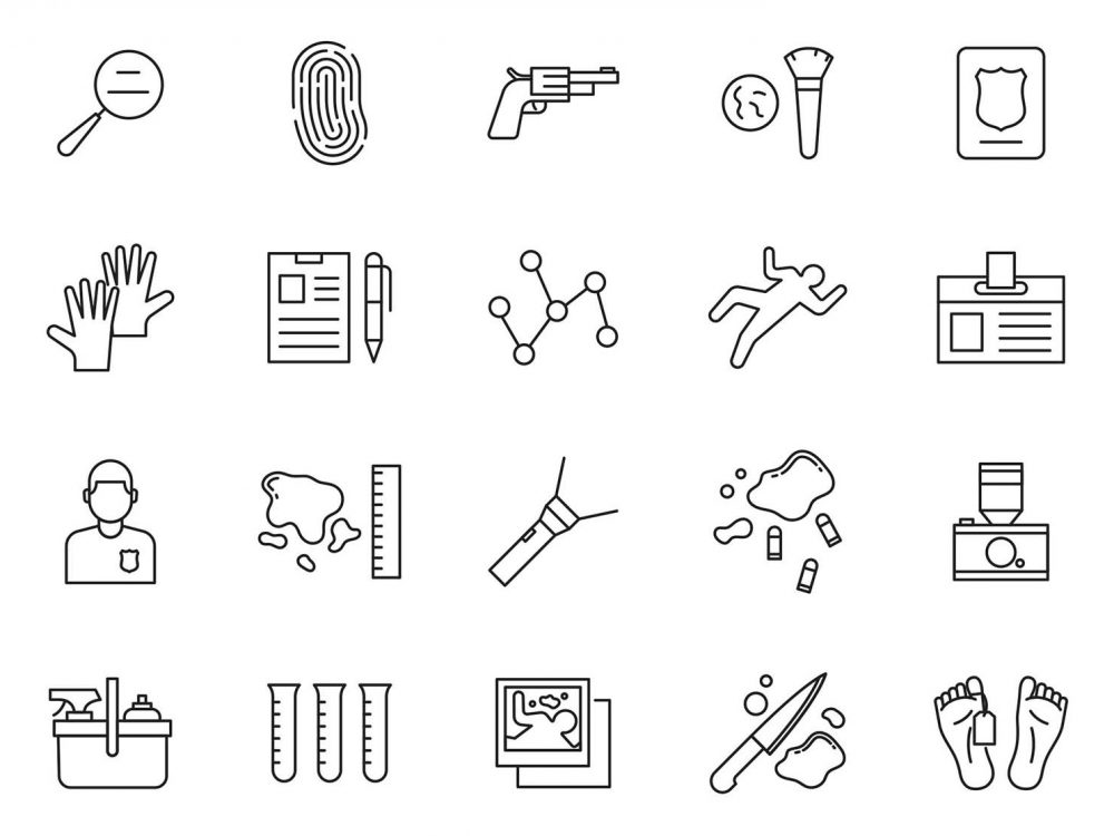 Forensic Vector Icons