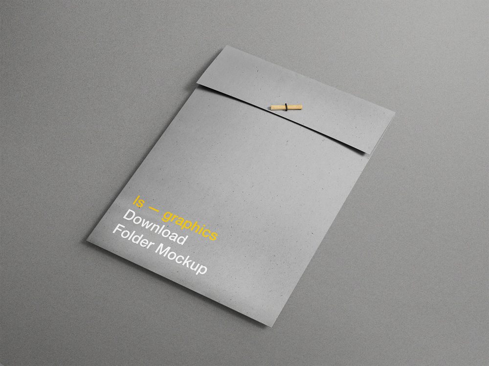 Free A4 Folder Mockup