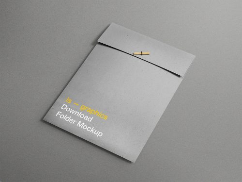 Free A4 Folder Mockup