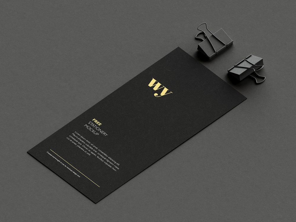 Free Branding Stationery Mockup
