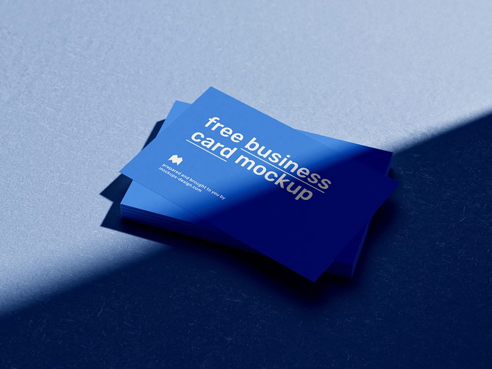 Free Business Cards Mockup