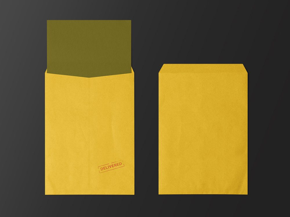 Free C4 Envelope Mockups