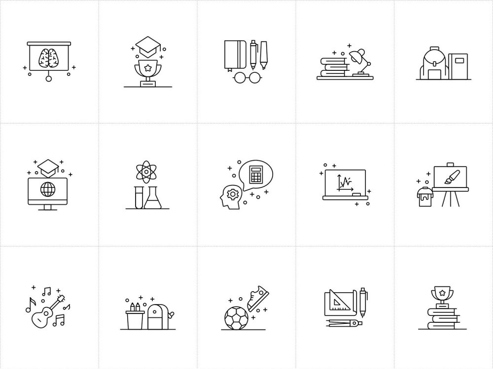 Free Education Vector Icons