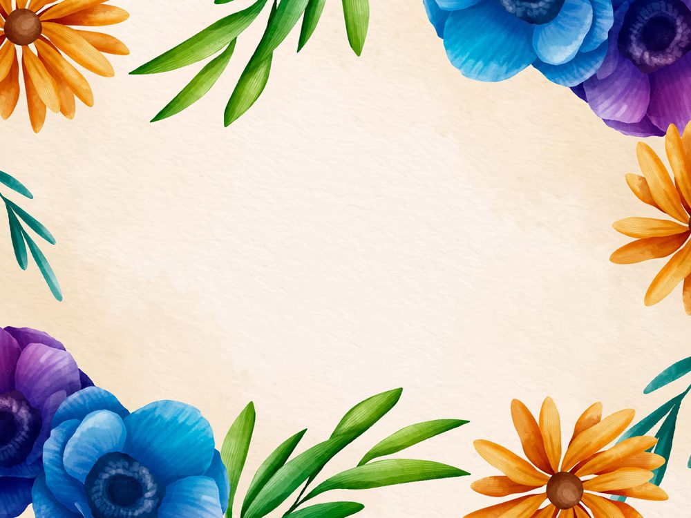 Free Floral Watercolor Pattern