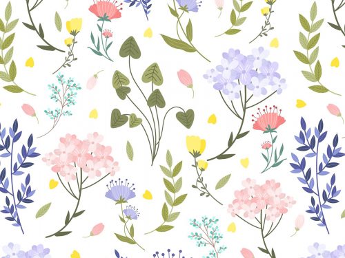 Free Floral Watercolor Pattern