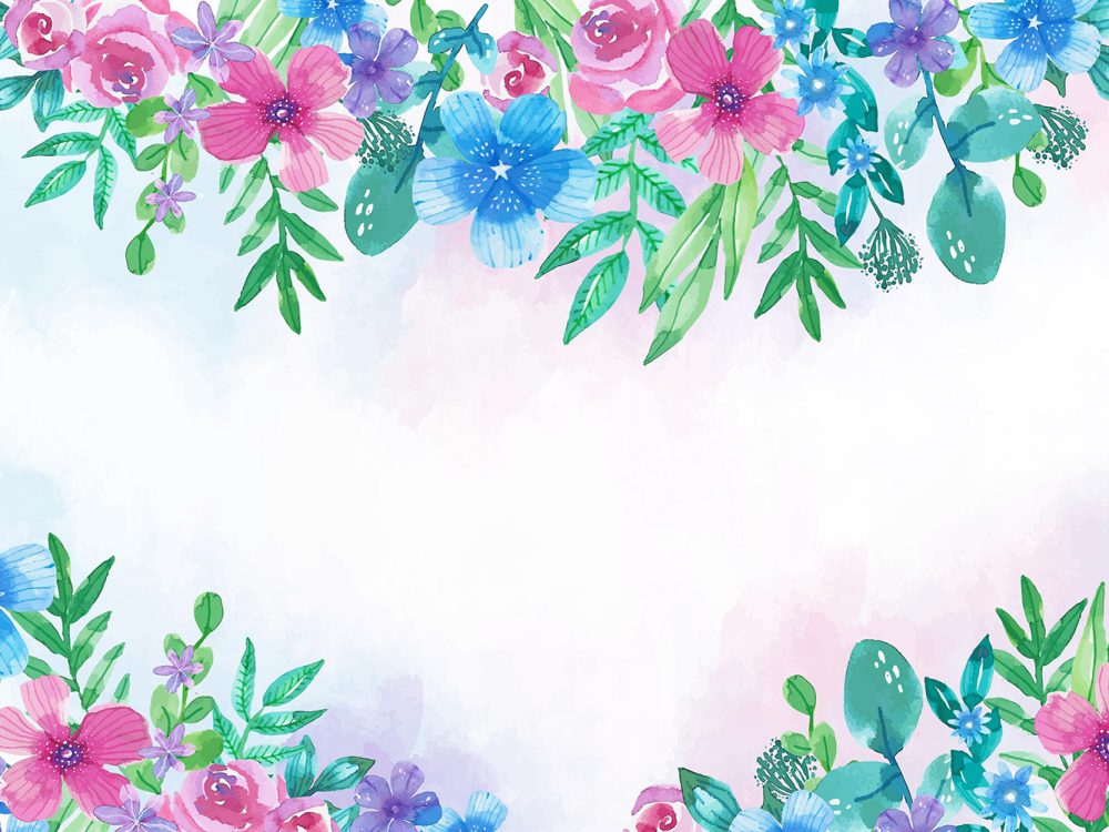 Free Floral Watercolor Pattern