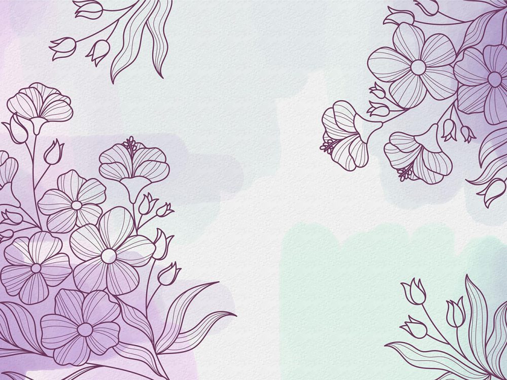 Free Floral Watercolor Pattern