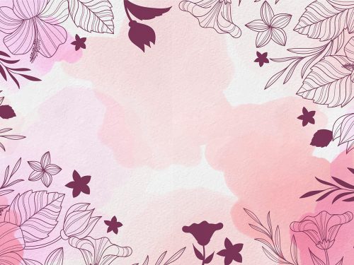 Free Floral Watercolor Pattern