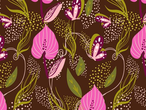 Free Floral Watercolor Pattern
