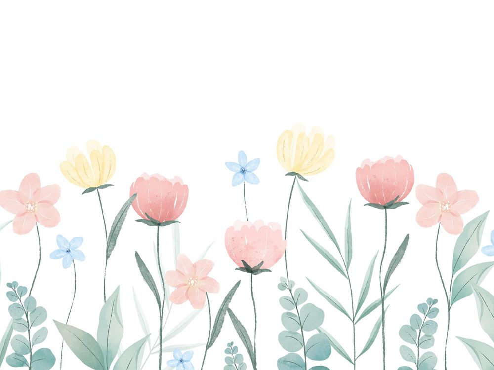 Free Floral Watercolor Pattern