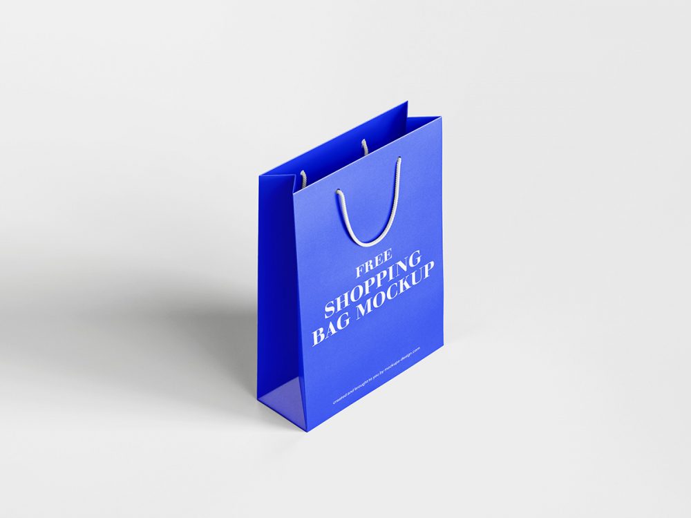 Free Shopping Bag Mockup