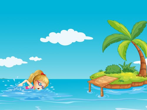Free Summer Vacation Illustration
