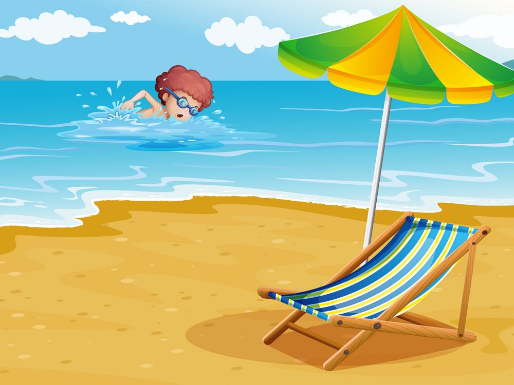 Free Summer Vacation Illustration