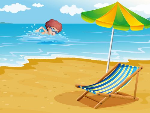 Free Summer Vacation Illustration