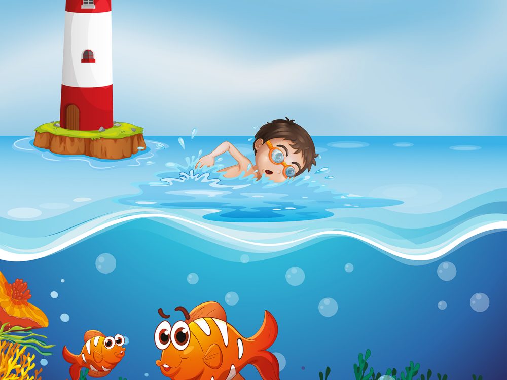 Free Summer Vacation Illustration