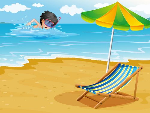 Free Summer Vacation Illustration