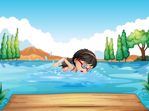 Free Summer Vacation Illustration