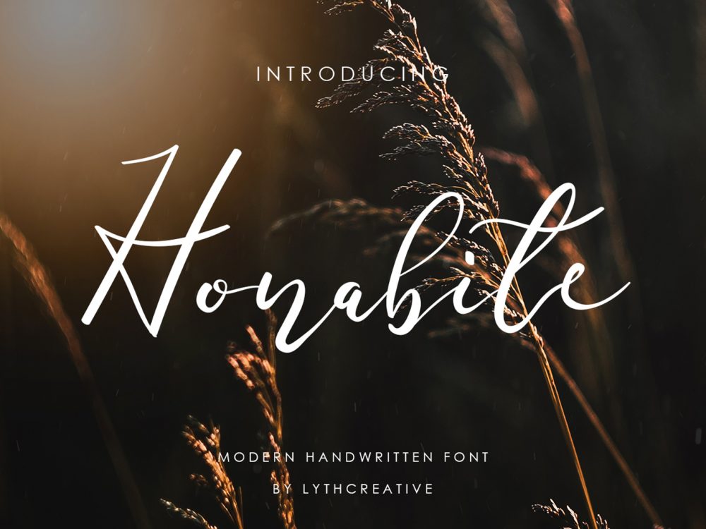 Honabite Free Font