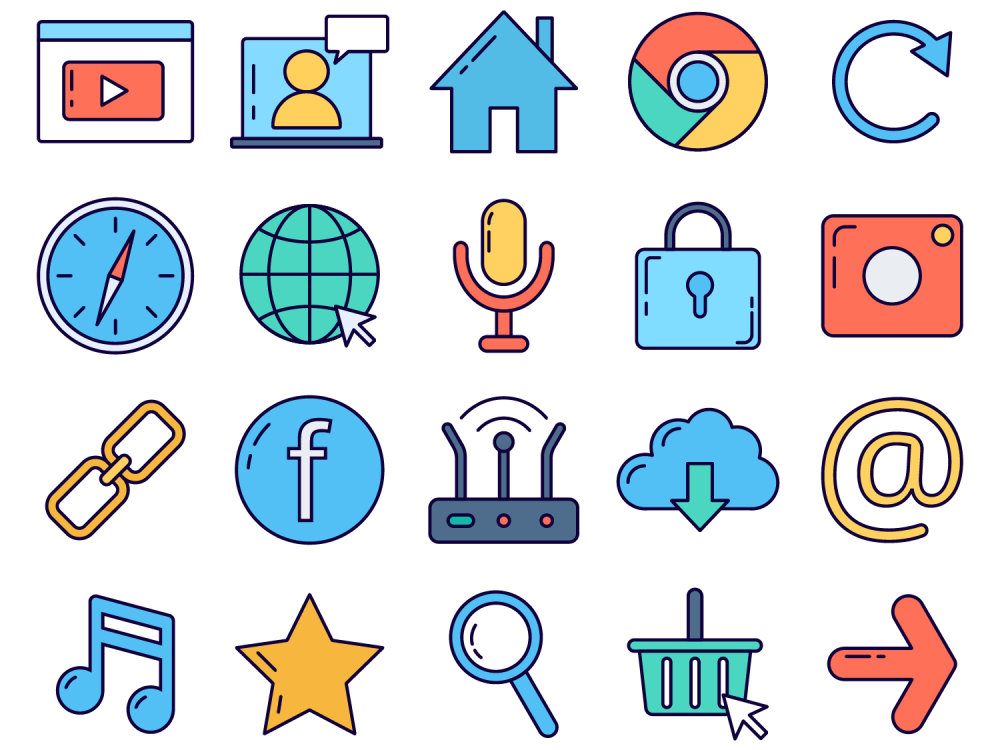 Internet Vector Free Icon Set