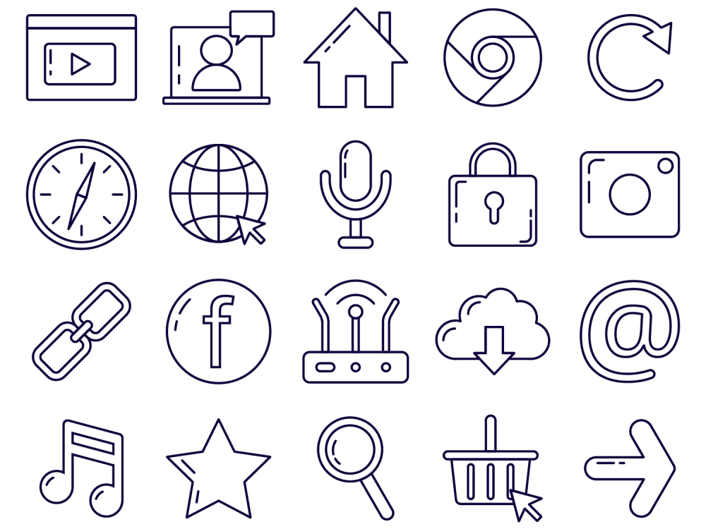 Internet Vector Free Icon Set 2