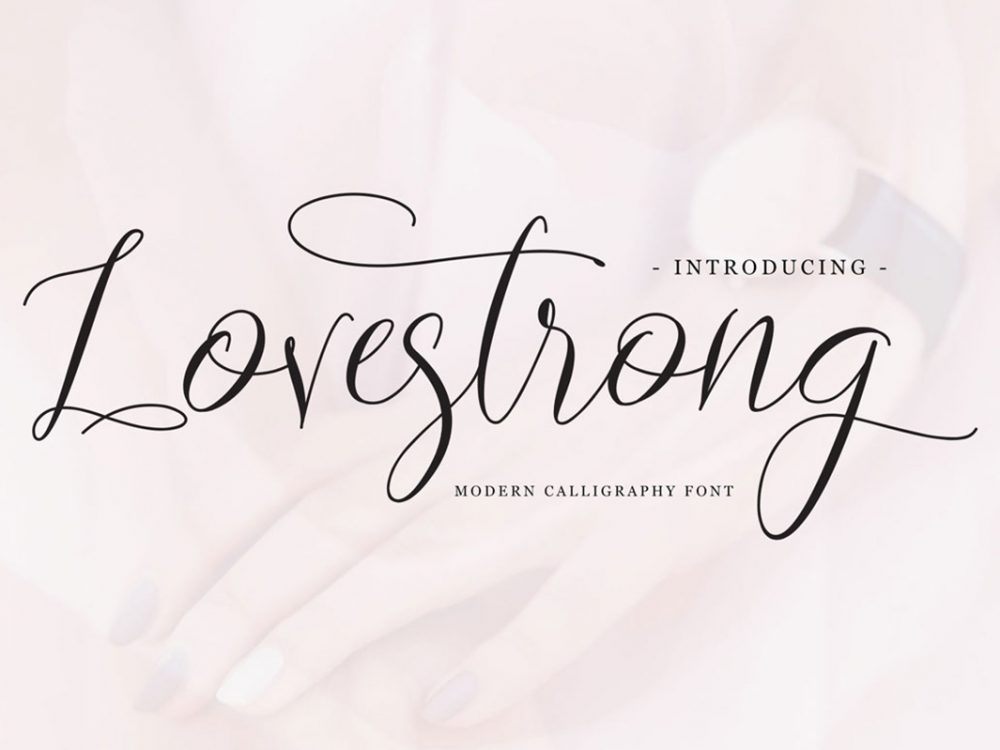 Lovestrong Free Font