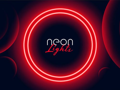 Neon Light Effect Background