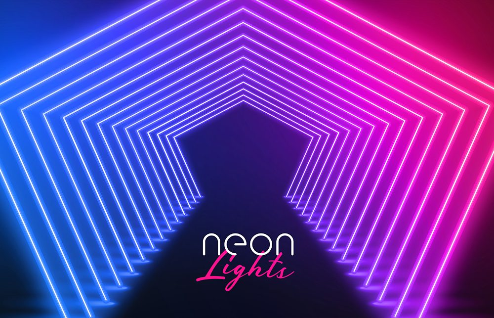 Neon Light Effect Background