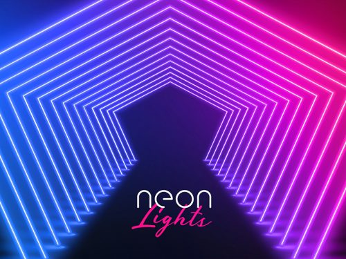 Neon Light Effect Background