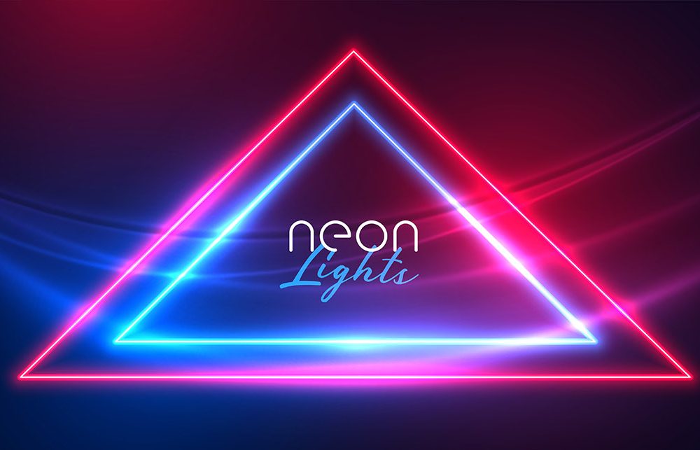 Neon Light Effect Background
