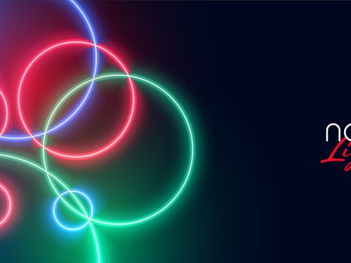 Neon Light Effect Background