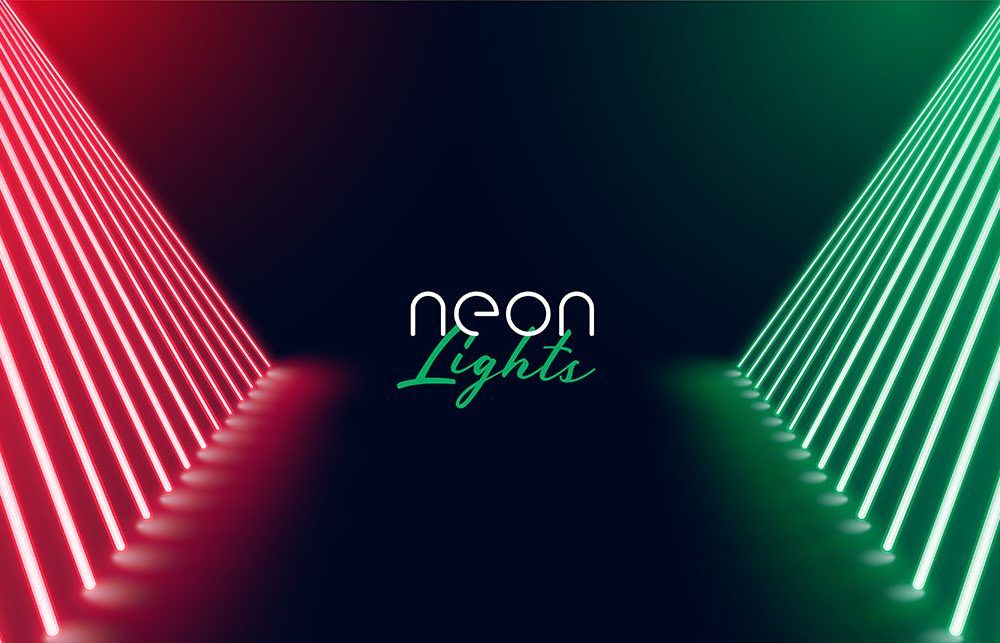 Neon Light Effect Background