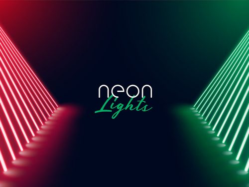 Neon Light Effect Background