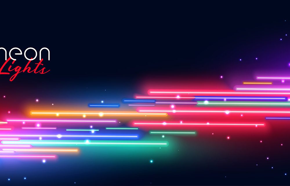 Neon Light Effect Background
