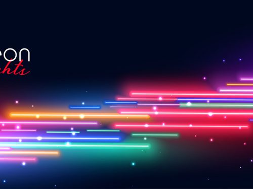Neon Light Effect Background
