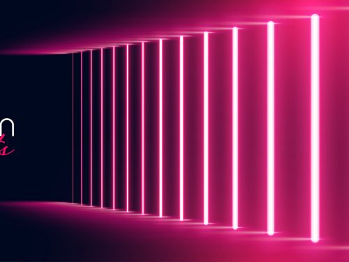 Neon Light Effect Background