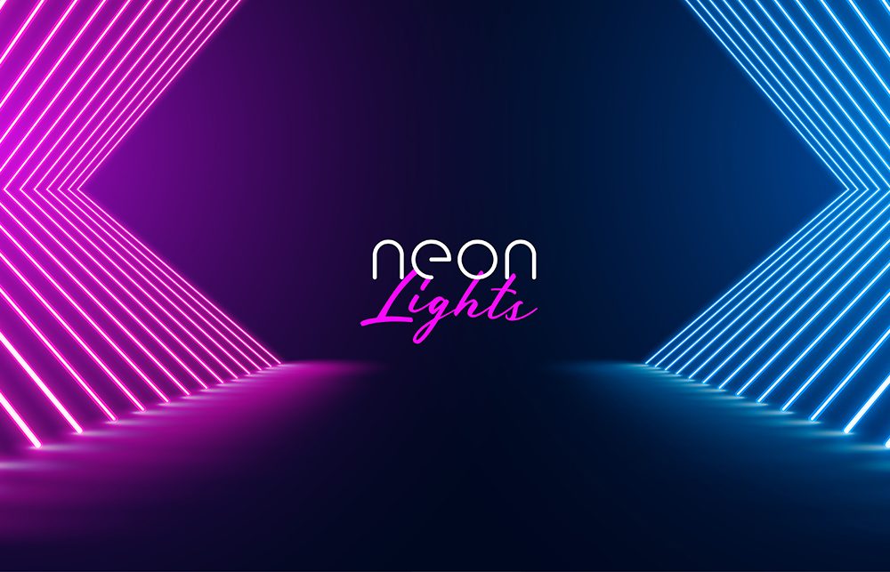 Neon Light Effect Background