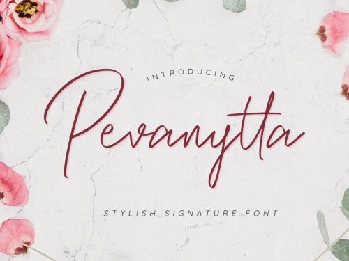 Pevanitta Free Font