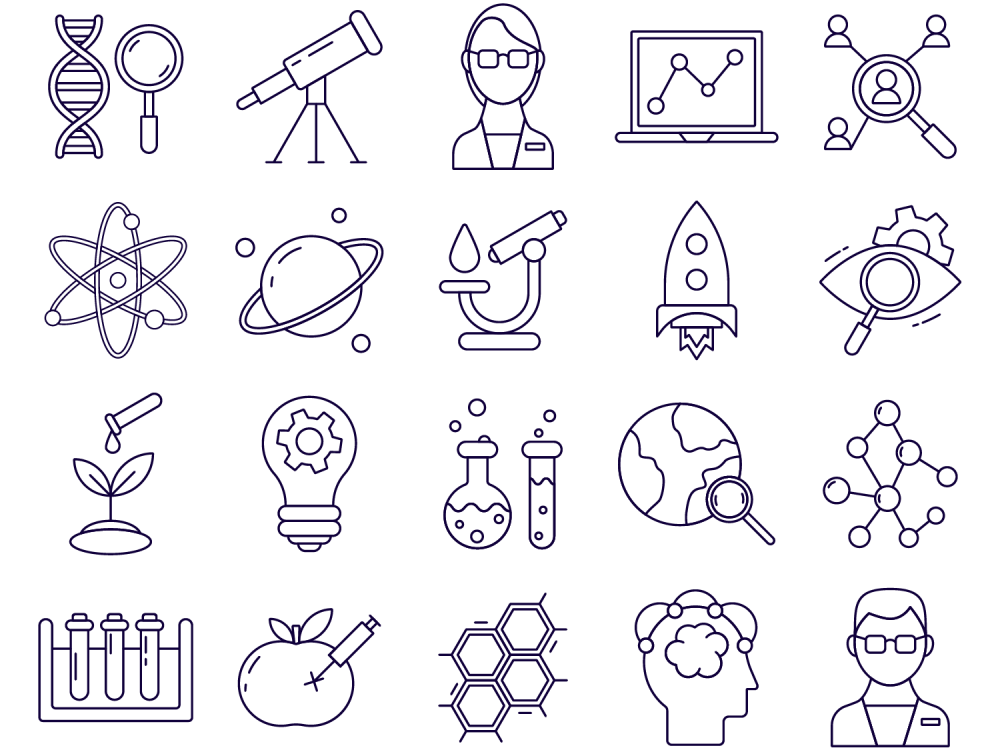 Research Vector Free Icon Set 2