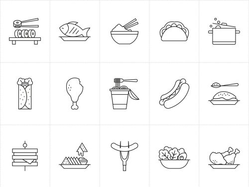 Restaurant Food Icons