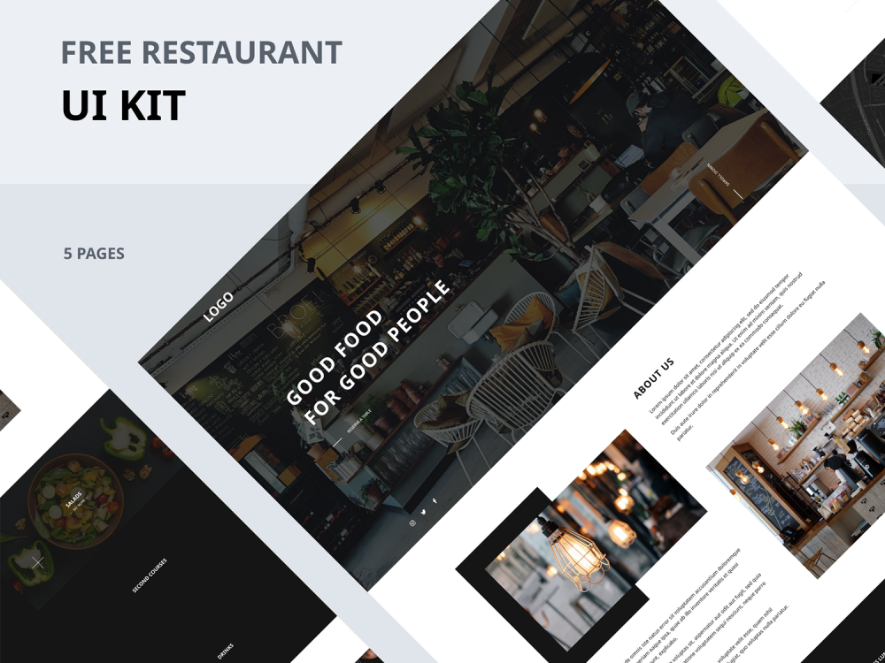 UI Kit for Restaurants & Cafe