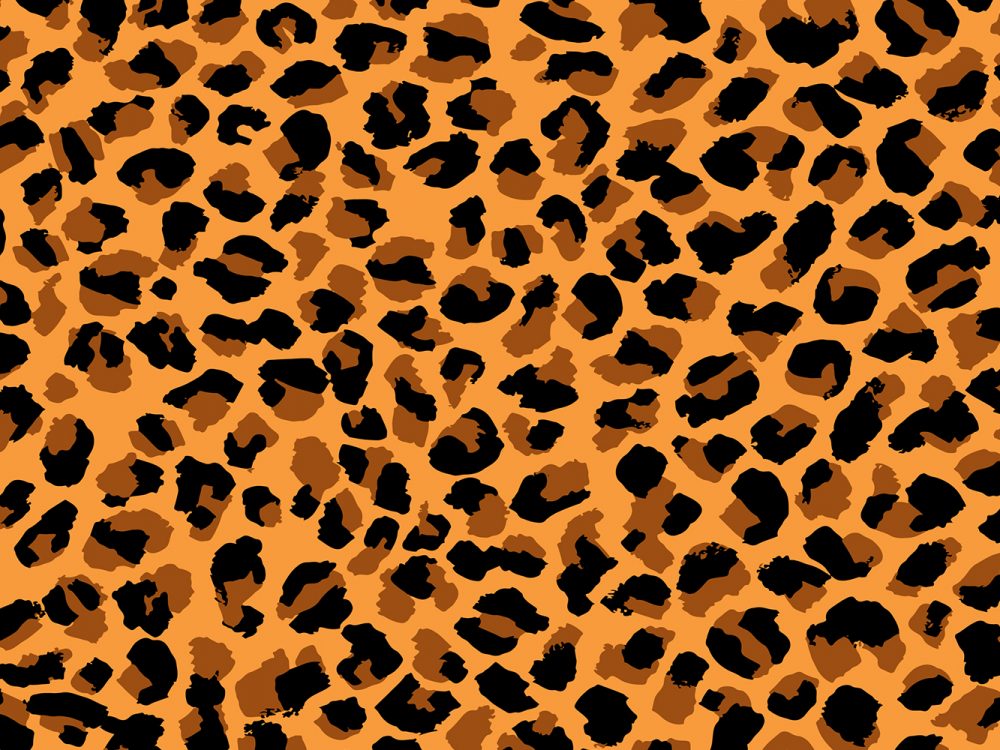 Watercolor Animal Print Free Pattern