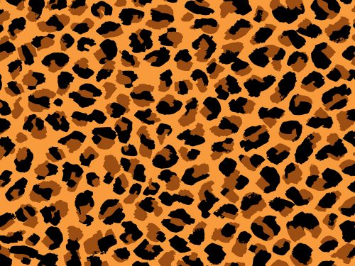 Watercolor Animal Print Free Pattern