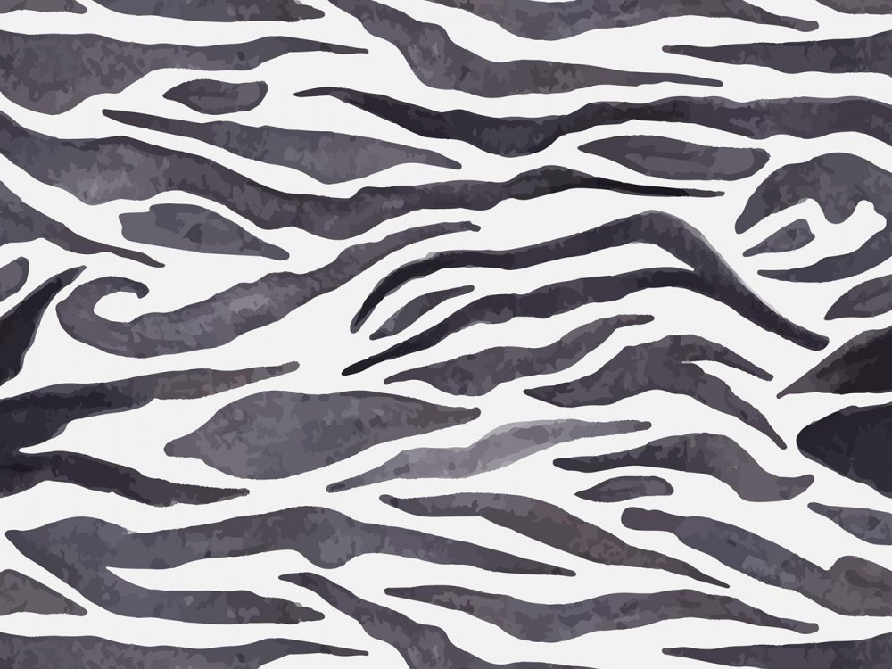 Watercolor Animal Print Free Pattern