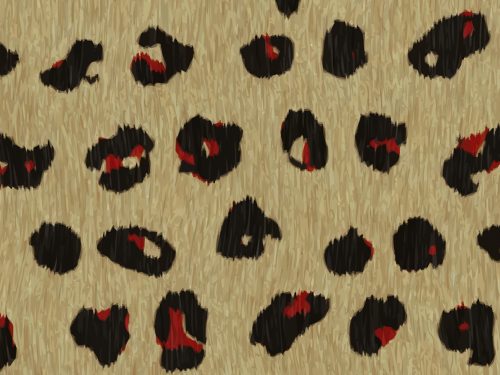 Watercolor Animal Print Free Pattern