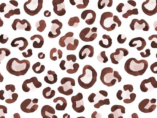Watercolor Animal Print Free Pattern