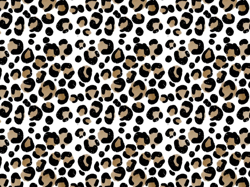 Watercolor Animal Print Free Pattern