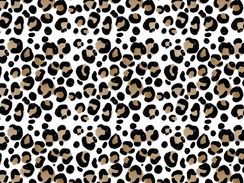 Watercolor Animal Print Free Pattern